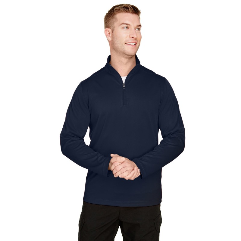 Buy Harriton M748 Men's Advantage Snag Protection Plus Quarter-Zip | ApparelChoice.ca