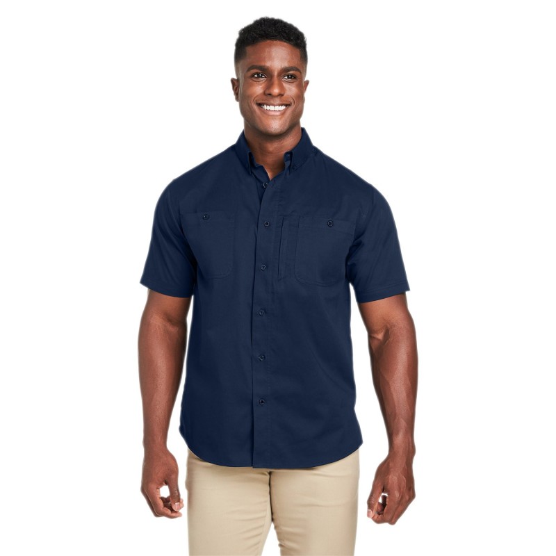 Buy Harriton M585 Men's Advantage IL Short-Sleeve Work Shirt | ApparelChoice.ca