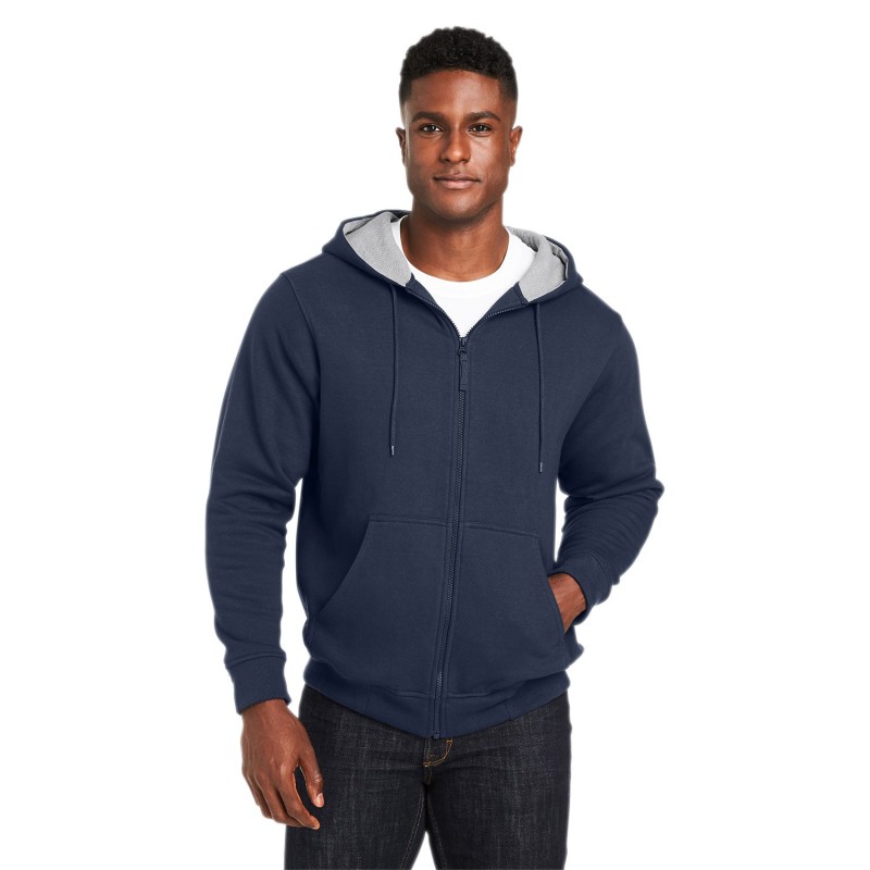 Buy Harriton M711 Men's ClimaBloc Lined Heavyweight Hooded Sweatshirt | ApparelChoice.ca