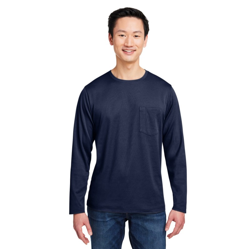 Buy Harriton M118L Unisex Charge Snag and Soil Protect Long-Sleeve T-Shirt | ApparelChoice.ca