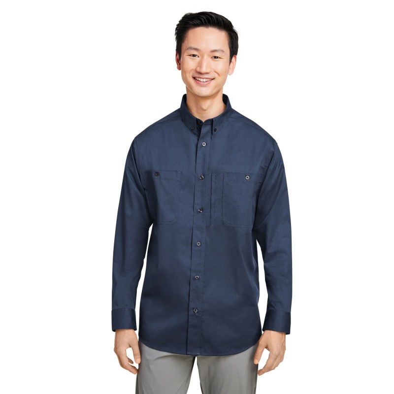 Buy Harriton M585L Men's Advantage IL Long-Sleeve Workshirt | ApparelChoice.ca
