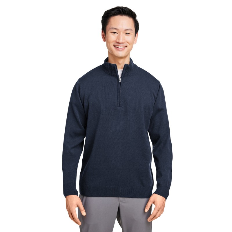 Buy Harriton M421 Unisex Pilbloc Quarter-Zip Sweater | ApparelChoice.ca