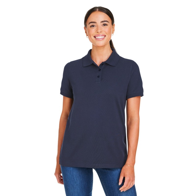 Buy Harriton M205W Ladies Valiant Cotton Snag Protect Polo | ApparelChoice.ca