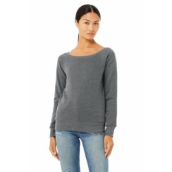 Buy Bella + Canvas 7501 Ladies Sponge Fleece Wide Neck Sweatshirt | ApparelChoice.ca