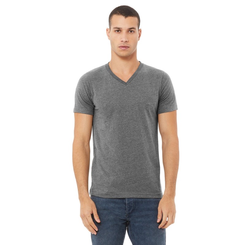 Buy Bella + Canvas 3005CVC Unisex CVC Jersey V-Neck T-Shirt | ApparelChoice.ca