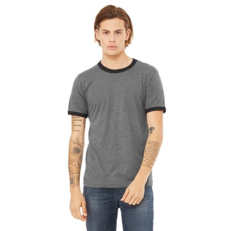 Buy Bella + Canvas 3055C Men's Jersey Short-Sleeve Ringer T-Shirt | ApparelChoice.ca