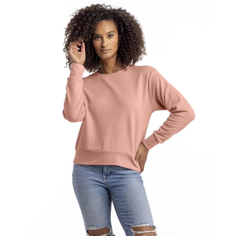 Buy Next Level Apparel 9084 Ladies Laguna Sueded Sweatshirt | ApparelChoice.ca