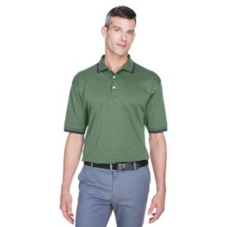 Buy Devon & Jones D140 Men's Tipped Perfect Pima Interlock Polo | ApparelChoice.ca