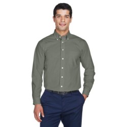 Buy Devon & Jones D620 Men's Crown Collection Solid Broadcloth Woven Shirt | ApparelChoice.ca