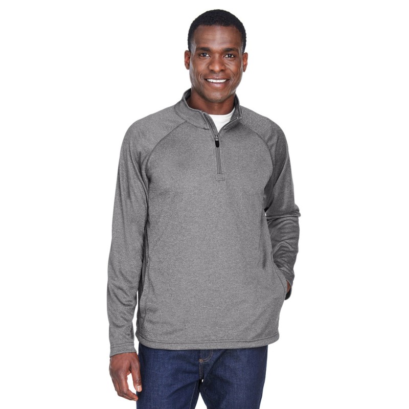 Buy Devon & Jones DG440 Men's Stretch Tech-Shell Compass Quarter-Zip | ApparelChoice.ca