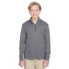 Buy Team 365 TT31HY Youth Zone Sonic Heather Performance Quarter-Zip | ApparelChoice.ca