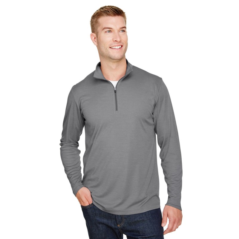 Buy Team 365 TT31H Men's Zone Sonic Heather Performance Quarter-Zip | ApparelChoice.ca