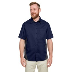 Buy Harriton M586 Men's Flash IL Colorblock Short Sleeve Shirt | ApparelChoice.ca