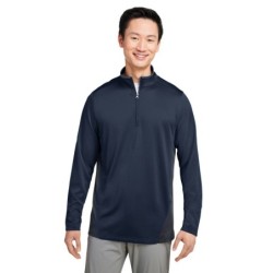 Buy Harriton M786 Men's Flash Snag Protection Plus IL Colorblock Quarter-Zip | ApparelChoice.ca