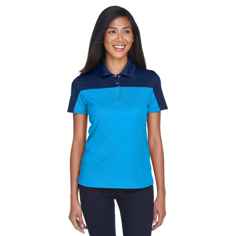 Buy Core365 CE101W Ladies Balance Colorblock Performance Pique Polo | ApparelChoice.ca