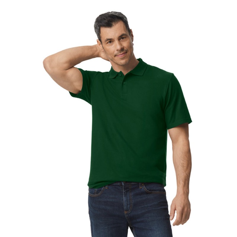 Buy Gildan G648 Men's Softstyle Double Pique Polo | ApparelChoice.ca