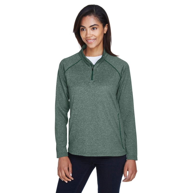Buy Devon & Jones DG440W Ladies Stretch Tech-Shell Compass Quarter-Zip | ApparelChoice.ca
