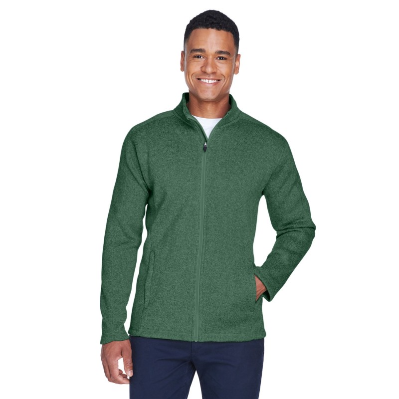 Buy Devon & Jones DG793 Men's Bristol Full-Zip Sweater Fleece Jacket | ApparelChoice.ca