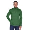 Buy Devon & Jones DG798 Men's Newbury Melange Fleece Quarter-Zip | ApparelChoice.ca