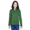 Buy Devon & Jones DG798W Ladies Newbury Melange Fleece Quarter-Zip | ApparelChoice.ca