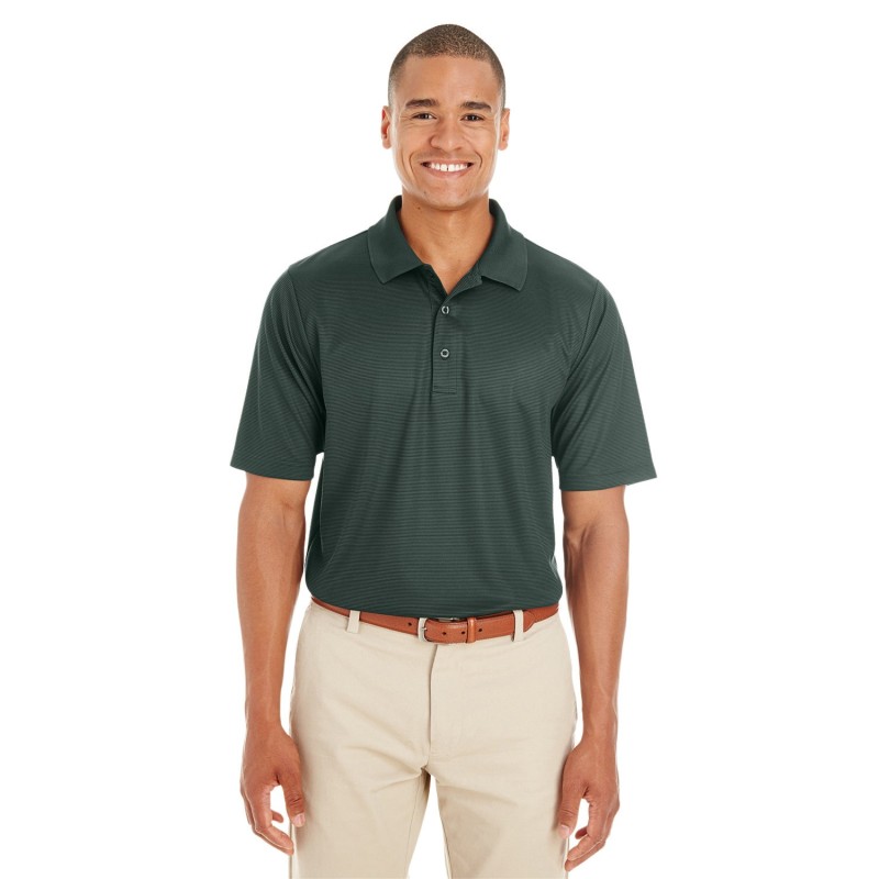 Buy Core365 CE102 Men's Express Microstripe Performance Pique Polo | ApparelChoice.ca