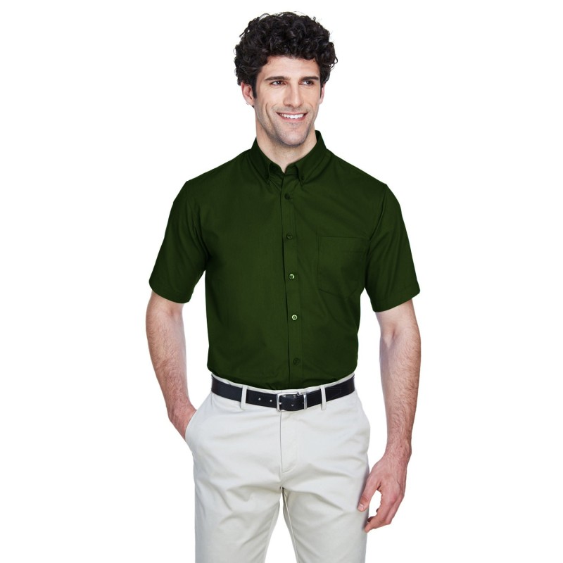 Buy Core365 88194 Men's Optimum Short-Sleeve Twill Shirt | ApparelChoice.ca