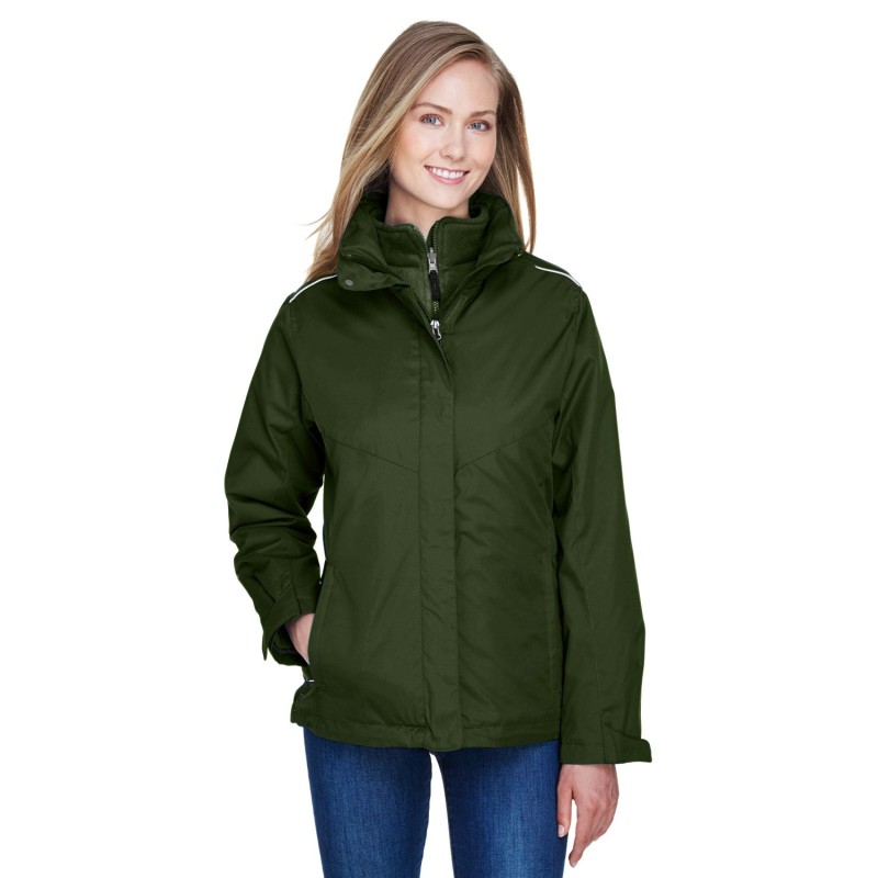 Buy Core365 78205 Ladies Region 3-in-1 Jacket with Fleece Liner | ApparelChoice.ca