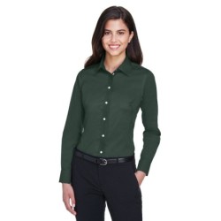 Buy Devon & Jones DG530W Ladies Crown Collection Solid Stretch Twill Woven Shirt | ApparelChoice.ca