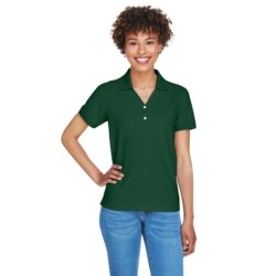 Buy Devon & Jones D100W Ladies Pima Pique Y-Collar Polo | ApparelChoice.ca