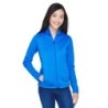 Buy Devon & Jones DG796W Ladies Newbury Colorblock Melange Fleece Full-Zip | ApparelChoice.ca