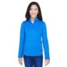 Buy Devon & Jones DG798W Ladies Newbury Melange Fleece Quarter-Zip | ApparelChoice.ca