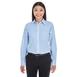 Buy Devon & Jones DG534W Ladies Crown Collection Striped Woven Shirt | ApparelChoice.ca
