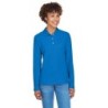 Buy Devon & Jones D110W Ladies Pima Pique Long-Sleeve Polo | ApparelChoice.ca