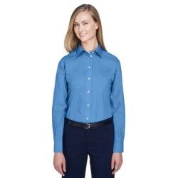 Buy Devon & Jones D620W Ladies Crown Collection Solid Broadcloth Woven Shirt | ApparelChoice.ca