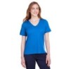 Buy Devon & Jones DG20WB CrownLux Performance Ladies Plaited Rolled-Sleeve Top | ApparelChoice.ca