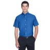Buy Harriton M600S Men's Short-Sleeve Oxford with Stain-Release | ApparelChoice.ca