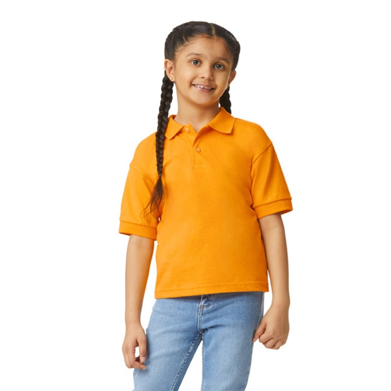 Buy Gildan G880B Youth Jersey Polo | ApparelChoice.ca