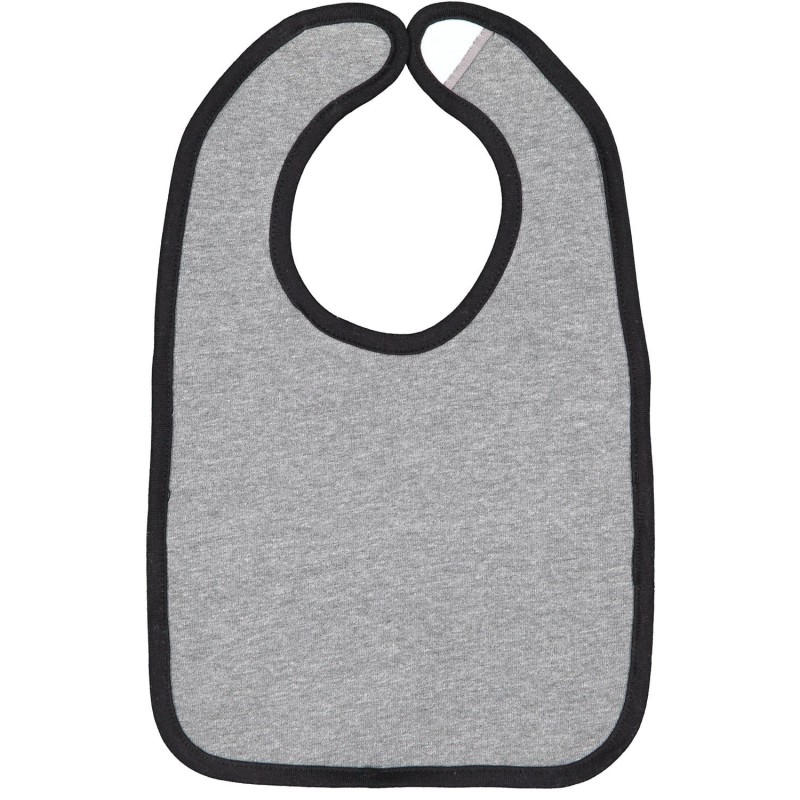 Buy Rabbit Skins RS1004 Infant Contrast Trim Bib | ApparelChoice.ca