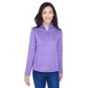 Buy Devon & Jones DG798W Ladies Newbury Melange Fleece Quarter-Zip | ApparelChoice.ca
