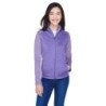 Buy Devon & Jones DG796W Ladies Newbury Colorblock Melange Fleece Full-Zip | ApparelChoice.ca
