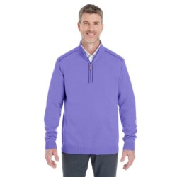 Buy Devon & Jones DG478 Men's Manchester Fully-Fashioned Quarter-Zip Sweater | ApparelChoice.ca