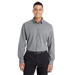 Buy Devon & Jones DG535 CrownLux Performance Men's Tonal Mini Check Woven Shirt | ApparelChoice.ca