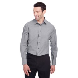 Buy Devon & Jones DG562 Men's Crown Collection Stretch Pinpoint Chambray Woven Shirt | ApparelChoice.ca