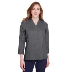 Buy Devon & Jones DG560W Ladies Crown Collection Stretch Broadcloth 3/4 Sleeve Blouse | ApparelChoice.ca
