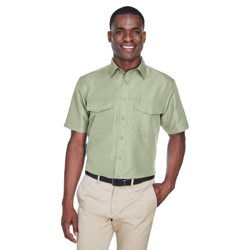 Buy Harriton M580 Men's Key West Short-Sleeve Performance Staff Shirt | ApparelChoice.ca