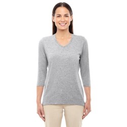 Buy Devon & Jones DP184W Ladies Perfect Fit Bracelet-Length V-Neck Top | ApparelChoice.ca