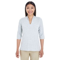 Buy Devon & Jones DP188W Ladies Perfect Fit Tailored Open Neckline Top | ApparelChoice.ca