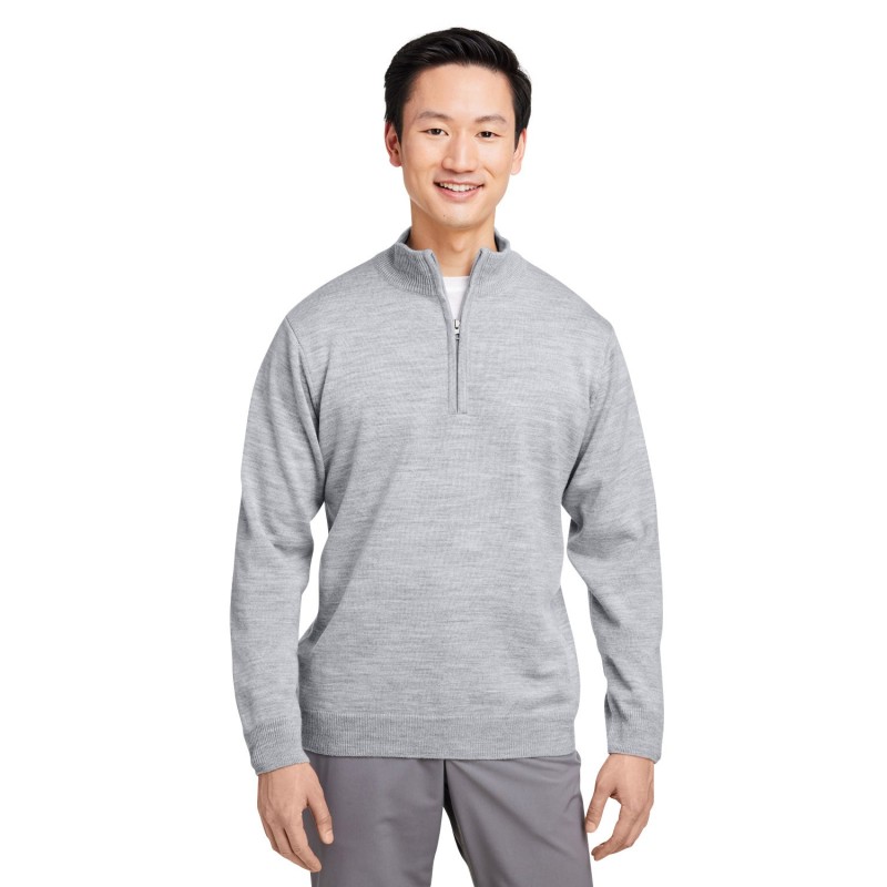 Buy Harriton M421 Unisex Pilbloc Quarter-Zip Sweater | ApparelChoice.ca