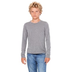 Buy Bella + Canvas 3513Y Youth Triblend Long-Sleeve T-Shirt | ApparelChoice.ca