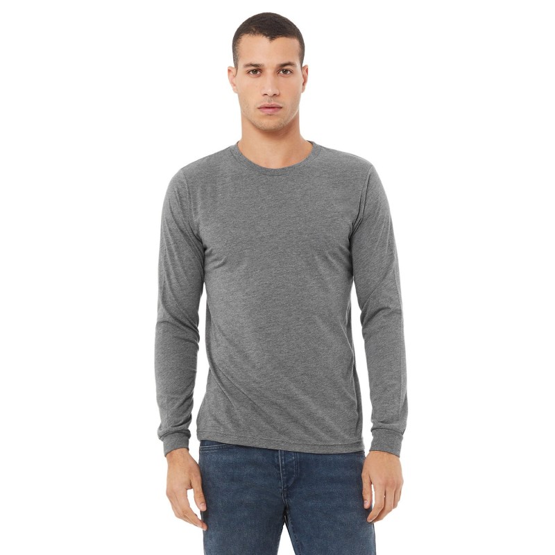 Buy Bella + Canvas 3513 Unisex Triblend Long-Sleeve T-Shirt | ApparelChoice.ca